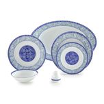 سرویس غذاخوری 28 پارچه چینی زرین ایران سری ایتالیا اف مدل اصفهان درجه عالی