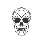 استیکر طرح اسکلت کد 101