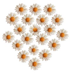 شمع شناور مدل بابونه مجموعه 20 عددی کد 1004