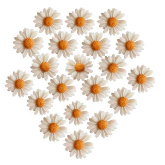 شمع شناور مدل بابونه مجموعه 20 عددی کد 1004