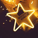 چراغ خواب مدل تابلو نئون فلکسی طرح ستاره