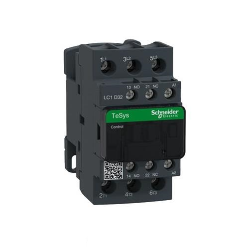 کنتاکتور D32 اشنایدر طرح جدید ساخت چین کیفیت درجه 1 گارانتی دار دارای بوبین 220ولت AC