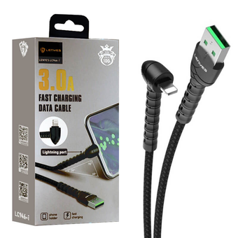 کابل شارژ گیمینگ آیفون ضد شکستگی و خم شدگی لنیس مدل LENYES LC946-i