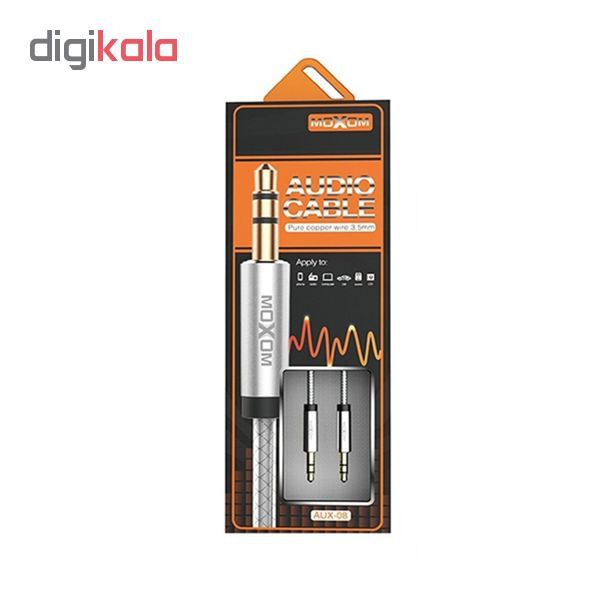 کابل AUX موکسوم کد 08 طول 1 متر