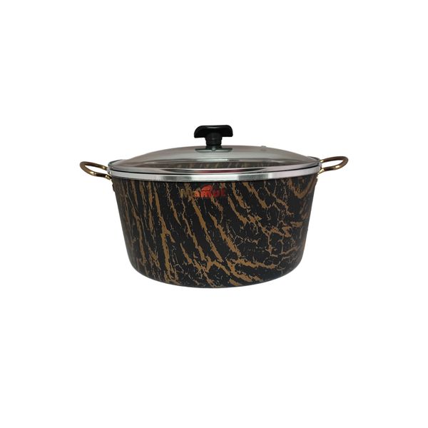 سرویس قابلمه و تابه گرانیتی 12 پارچه ماموت مدل سنگی