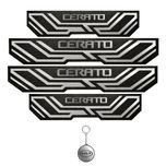 برچسب بدنه خودرو مهدیار کد PKA 2063 مناسب برای کیا سراتو مجموعه 4 عددی به همراه جاکلیدی