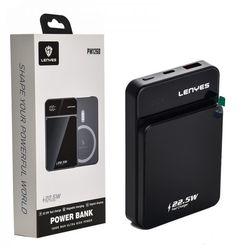 پاوربانک مگسیف 10000 میلی آمپر لنیس مدل LENYES PW126D 10000mAh