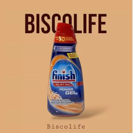 ژل ماشین ظرفشویی فینیش finish با رایحه پرتقال حجم 1000میلی