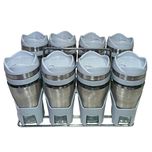 ست جا ادویه 9 پارچه کاپریس مدل فلورا کد GSG