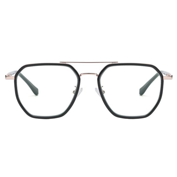 فریم عینک طبی چند ضلعی مدل TJ828C01P81 مناسب برای صورت گرد و بیضی