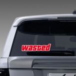 برچسب بدنه خودرو ونگارد طرح wasted کد ba01