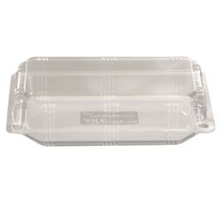 ظرف غذا یکبار مصرف طلقی طرح لانچ باکس 10عددی بلند بسته 10 عددی