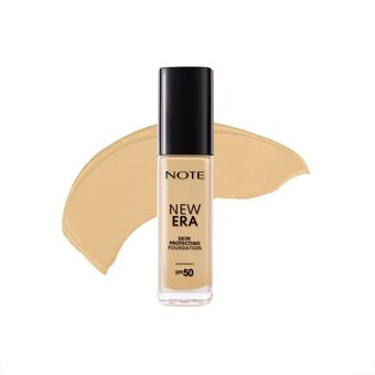 کرم پودر مایع SPF 50 نوت مدل New Era شماره 130 مناسب برای انواع پوست حجم 30 میلی لیتر