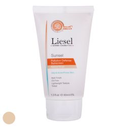 کرم ضد آفتاب رنگی لایسل SPF 50 مدل 02 ‌مناسب پوست‌های چرب و آکنه ای حجم 40 میلی‌لیتر