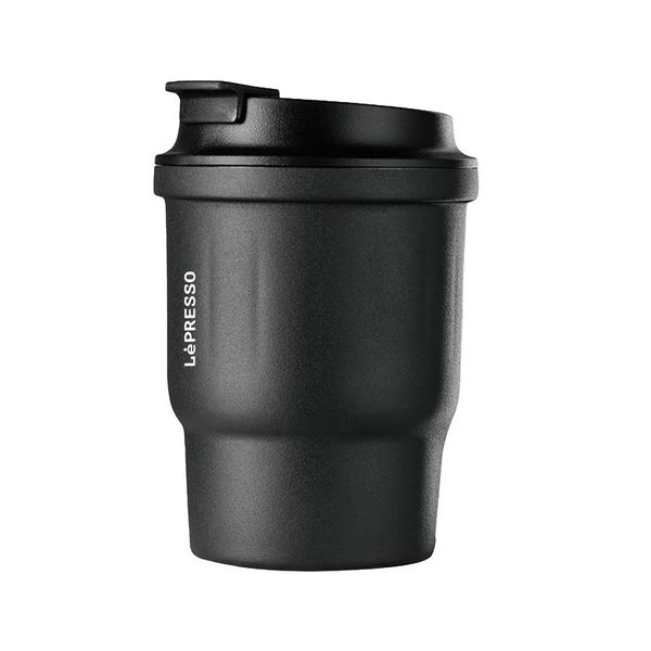 لیوان دوجداره حرارتی لپرسو LePresso / ظرفیت 450 میلی‌لیتر / ماگ سفری (تراول ماگ) دوجداره
