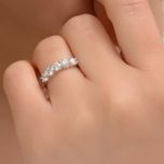 انگشتر طلا 18 عیار زنانه طلای مستجابی مدل سولیتر آوا کد 67017