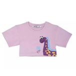 کراپ تی شرت آستین کوتاه دخترانه مدل MDSS-CH1676