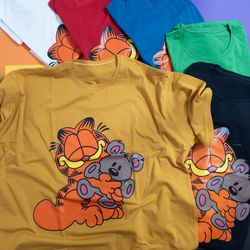 تیشرت لانگ طرح گارفیلد