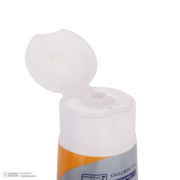 کرم ضدآفتاب بدون رنگ آقایان سان سیف، مدل 40 SPF، مناسب انواع پوست و حجم 50 میلیلیتر، محافظت کننده در برابر اشعه UVA و UVB، فاقد