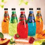 نوشیدنی تخم شربتی با طعم میوه مگامایز - 300 میلی لیتر بسته 24عدد جور