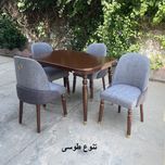 میز و صندلی ناهارخوری 4 نفره گالری چوب آشنایی مدل 867