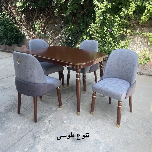 میز و صندلی ناهارخوری 4 نفره گالری چوب آشنایی مدل 867