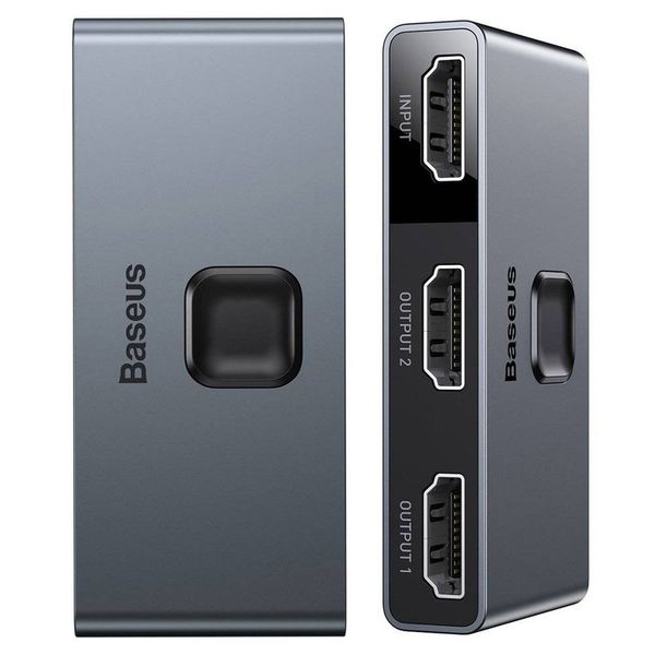 سوییچ دو پورت باسئوس مدل HDMI Switcher(گارانتی 24 ماهه آونگ)