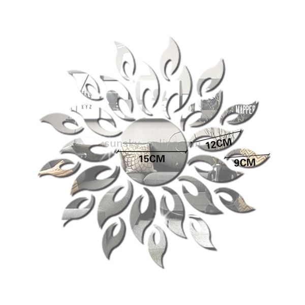 آینه پلکسی گلس مدل خورشید بسته 29 عددی