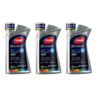 ضدیخ و ضدجوش 100 درصد خالص کاسپین مدل Four Seasons حجم 900 میلی‌ لیتر بسته 3 عددی