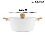 سرویس قابلمه و تابه سرامیکی 12 پارچه کاراجا مدل SwissCrystal12 همراه با ابزار آشپزی