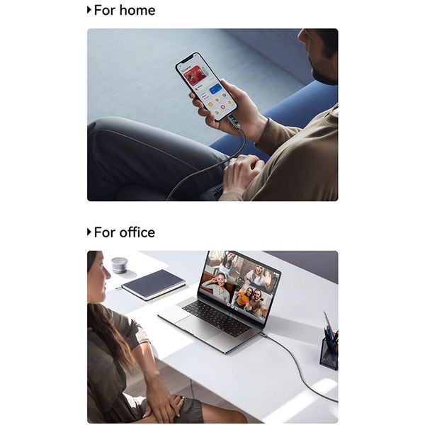 کابل USB-C یوسمز مدل sj744 طول 1.2 متر