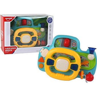 اسباب بازی فرمان ماشین موزیکال چرخشی با دنده هانگر NAVIGATION BRIDGE–اسباب بازی