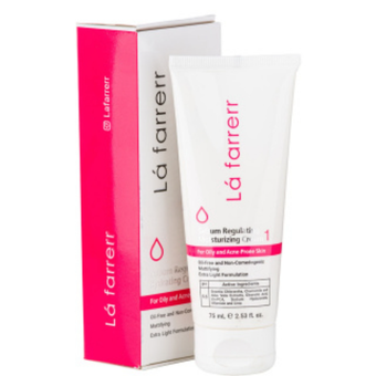 کرم کنترل کننده چربی و آبرسان کد 1 لافارر مناسب پوست های چرب و مستعد آکنه