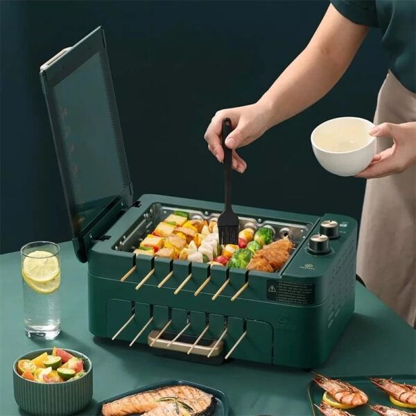 کباب پز برقی چند منظوره شیائومی مدل Xiaomi Liven Electric Barbecue Maker G26
