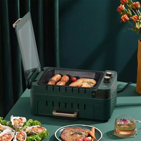 کباب پز برقی چند منظوره شیائومی مدل Xiaomi Liven Electric Barbecue Maker G26