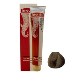 رنگ مو مدیا سری فندقی شماره 6.65 حجم 100 میلی لیتر رنگ بلوند فندقی تیره