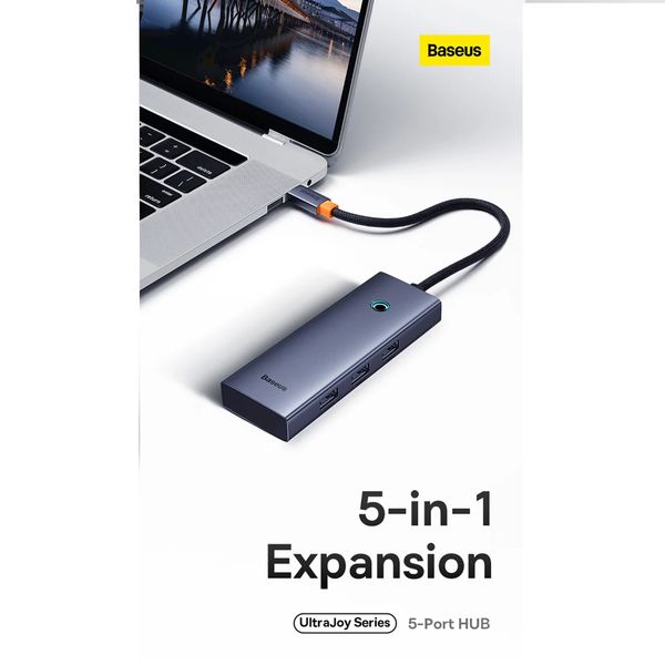 هاب 5 پورت USB-C باسئوس مدل BS-OH150  (گارانتی 24ماهه آونگ)
