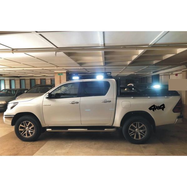 برچسب بدنه خودرو لیزارد مدل آفرود طرح 4x4 کد LZD-846 بسته دو عددی