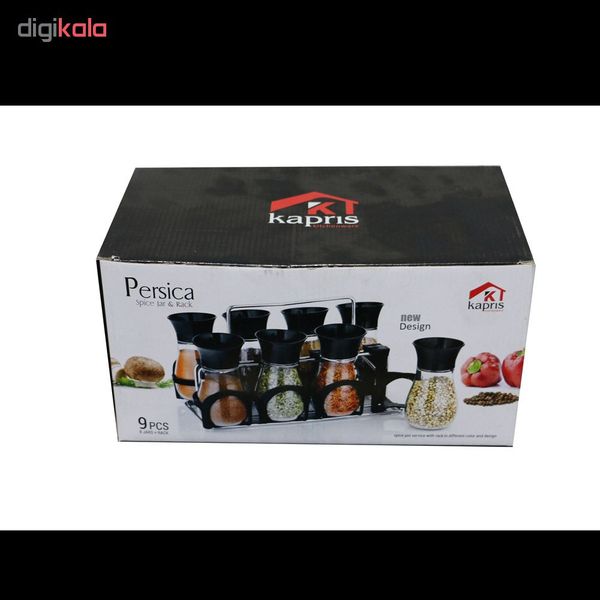 جای ادویه کاپریس مدل 604 مجموعه 6 عددی