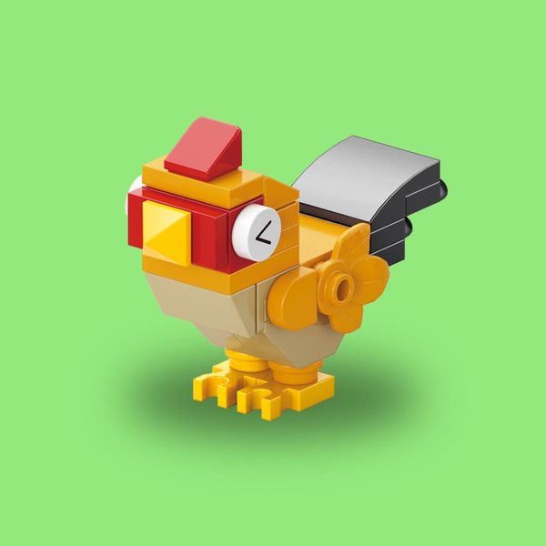 خروس ساختنی 33 تکه (مدل مینی)