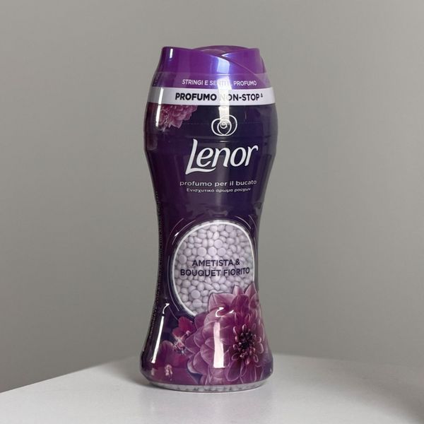 خوشبو کننده لباس و لباسشویی لنور 210 گرمی مدل Lenor 210g Ametista & Bouquet Fiorito