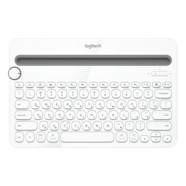 کیبورد بی سیم لاجیتک مدل K480، سوییچ ممبران ، TenKeyLess
