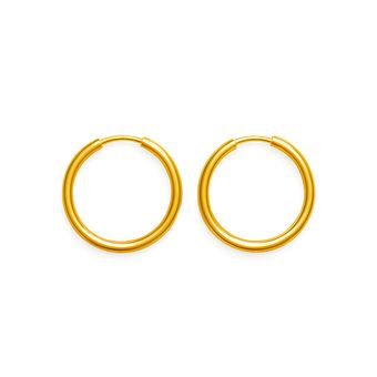 گوشواره حلقه ای طلا 18عیار زنانه میاگالری