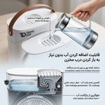 پنکه شارژی تکنودی مدل مه پاش new 2026 ظرفیت 3600 میلی آمپر ساعت