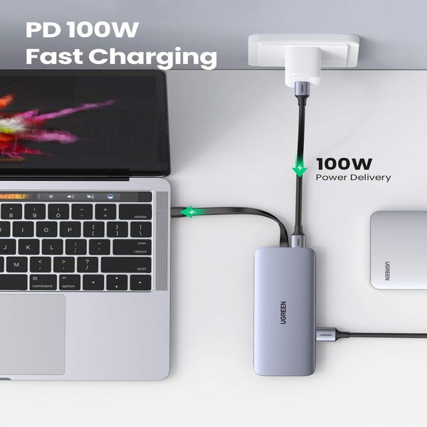 هاب 9 پورت USB-C یوگرین مدل 70409 (گارانتی 24ماهه آونگ)