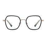 فریم عینک طبی چند ضلعی مدل TJ806C01P81 مناسب برای صورت گرد و بیضی