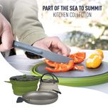 ست قاشق چنگال کارد سفری سی تو سامیت مدل Alpha Light کد F2023 به همراه کارابین مجموعه 4 عددی