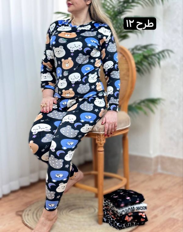 ست مخمل برفی 2743