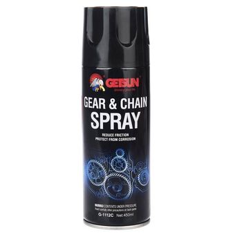	اسپری روان کننده زنجیر و چرخ دنده گتسان مدل G-1112C حجم 450 میلی لیتر 
