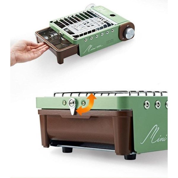 اجاق و ظرف سفری کووآ مدل Retro All In One Mini کد KGG-1805